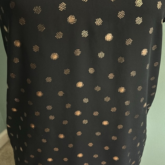 Papermoon Navy and Gold Blouse Stitch Fix - Picture 3 of 4